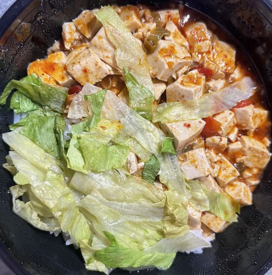 麻婆豆腐饭 Mapo Tofu with rcie